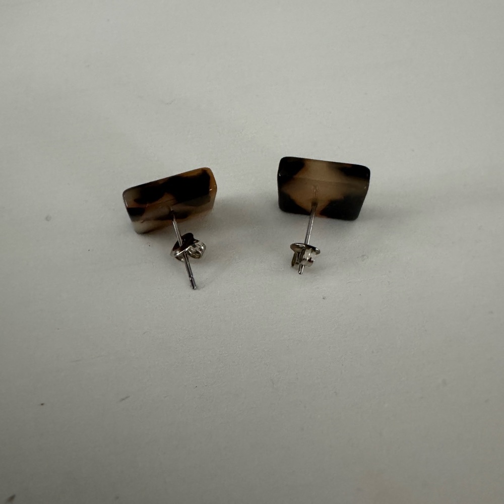 NWOT Machete Tortoise Earrings - Picture 3 of 3